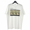 【中古】未使用品 トウキョウ シークエンス TOKYO SEQUENCE 22SS クルーネック フォト プリント Tシャツ カットソー 半袖 XL ホワイト 白 TS22SS-TEE-U06 メンズ 【ベクトル 古着】 230430