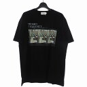 【中古】未使用品 トウキョウ シークエンス TOKYO SEQUENCE 22SS クルーネック フォト プリント Tシャツ カットソー 半袖 L ブラック 黒 TS22SS-TEE-U06 メンズ 【ベクトル 古着】 250712