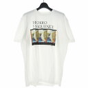 【中古】未使用品 トウキョウ シークエンス TOKYO SEQUENCE 22SS クルーネック フォト プリント Tシャツ カットソー 半袖 L ホワイト 白 TS22SS-TEE-U05 【ベクトル 古着】 250712