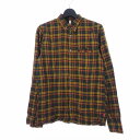 【中古】グラム glamb チェッ シャツ ネルシャツ 長袖 シワ加工 2 マルチカラー GB12SP/SH11 メンズ 【ベクトル 古着】 240115