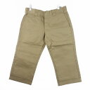 【中古】ディッキーズ Dickies ショートパンツ ハーフパンツ チノパン プリントロゴ 30 ベージュ 1221725 メンズ 【ベクトル 古着】 2401...