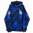 【中古】エフシーレアルブリストル F.C.Real Bristol FCRB 21AW MLB TOUR PACKABLE ANORAK アノラック ドジャース ジャケット ブルゾン パーカー プルオーバー カモフラ M ブルー 青 FCRB-212004 メンズ 【ベクトル 古着】 240315