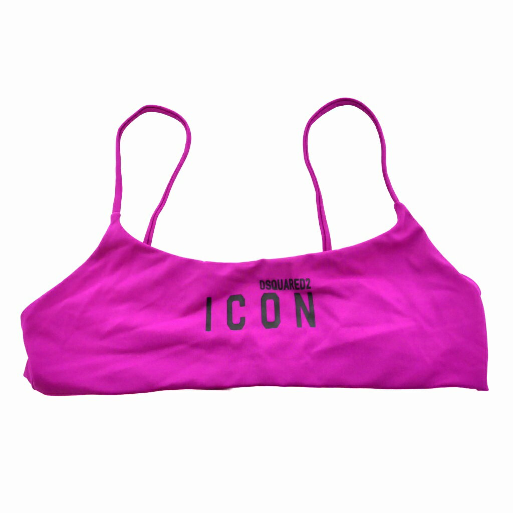 【中古】未使用品 ディースクエアード DSQUARED2 22SS ICON ビキニトップス スイムウェア 水着 ピンク 40 ピンク S83QAD6BZ6 国内正規 レディース 【ベクトル 古着】 240804