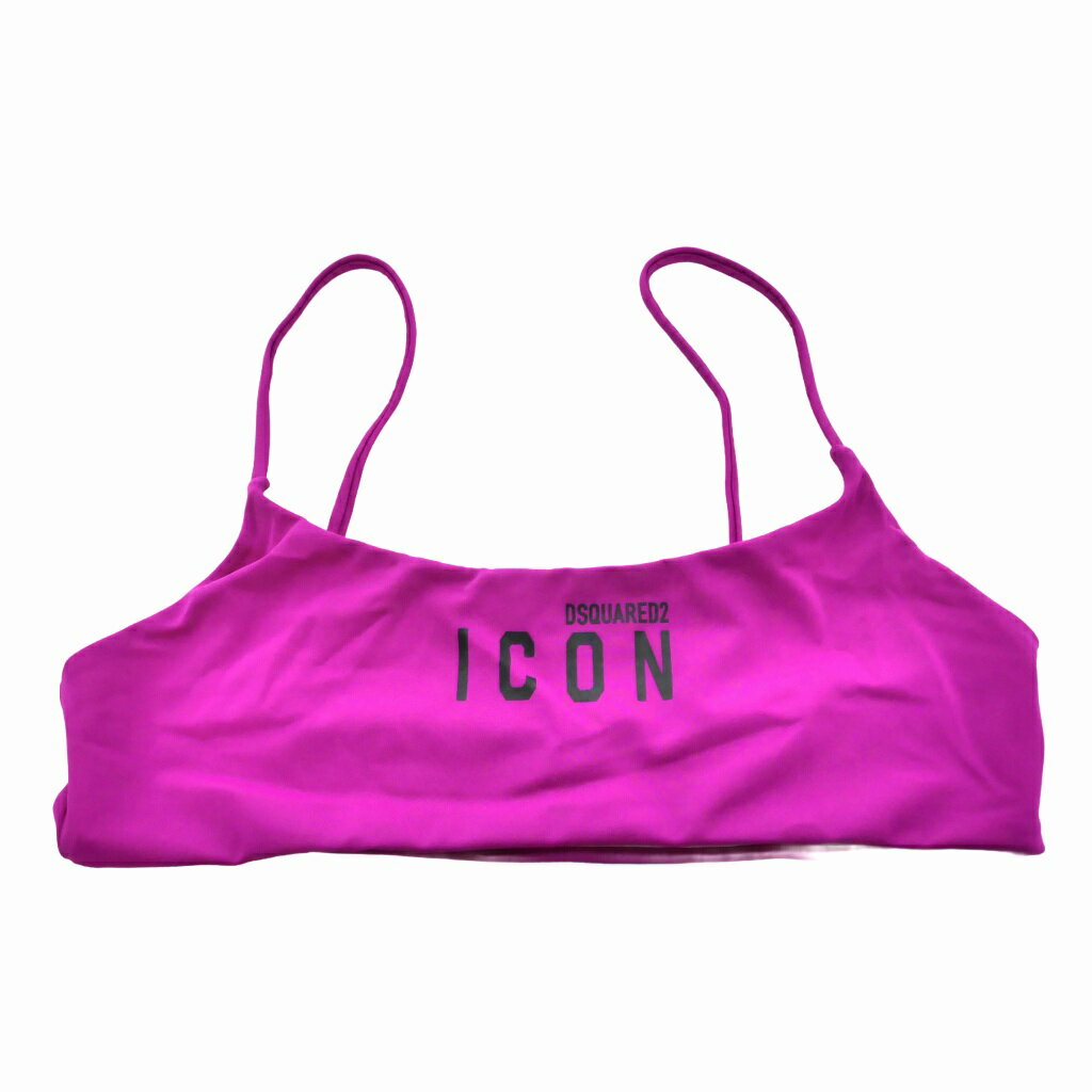 【中古】未使用品 ディースクエアード DSQUARED2 22SS ICON ビキニトップス スイムウェア 水着 ピンク 42 ピンク S83QAD6BZ6 国内正規 レディース 【ベクトル 古着】 240804