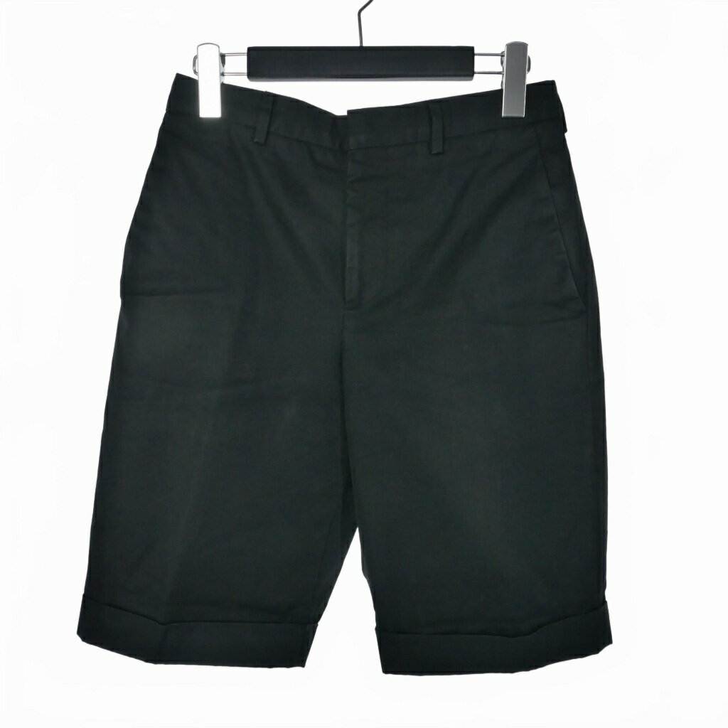 【中古】バレンシアガ BALENCIAGA ショートパンツ ハーフパンツ ロールアップ 44 ネイビー 342247 TGB16 メンズ 【ベクトル 古着】 241010