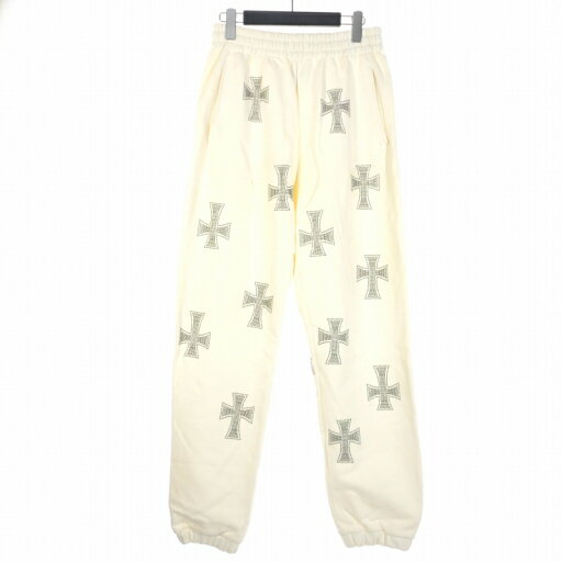 【中古】アンノーン unknown パンツ スラックス スウェットパンツ ラインストーン S ホワイト 白 メンズ 【ベクトル 古着】 250509 【中古】アンノーン unknown パンツ スラックス スウェットパンツ ラインストーン S ホワイト 白 メンズ 【ベクトル 古着】 250509