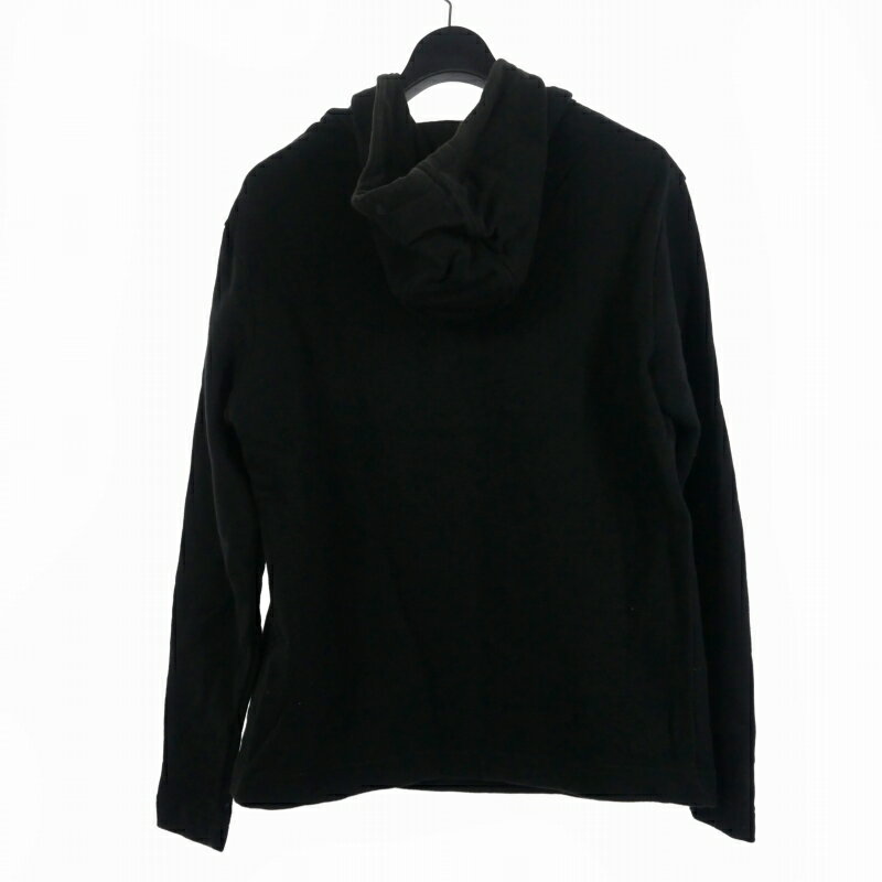 【中古】ゲス GUESS 19AW トライアングル ロゴパーカー M ブラック メンズ 【ベクトル 古着】 250506