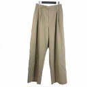 【中古】ユハ juha 2タックワイドイージーパンツ ボトムス 4 ベージュ 10210804 メンズ 【ベクトル 古着】 250519