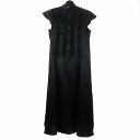 【中古】ヒロコビス HIROKO BIS HIROKO KOSHINO ワンピース ひざ丈 アセテート 9 ブラック 黒 レディース 【ベクトル 古着】 250617