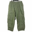 【中古】ノースフェイス パープルレーベル THE NORTH FACE PURPLE LABEL 25SS Ripstop Wide Cropped Field Pants ワークパンツ 34 サージグリーン 緑 N25SC106 メンズ 【ベクトル 古着】 250707