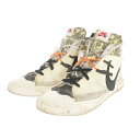 【中古】ナイキ NIKE × READYMADE BLAZER MID レディメイド ブレーザーミッド スニーカー 靴 US10 28cm ホワイト 白 CZ3589 100 メンズ 【ベクトル 古着】 250708