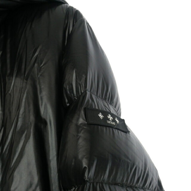 【中古】タトラス TATRAS × ルシアンぺラフィネ フーデッド ダウンジャケット ブルゾン 03 ブラック 黒 MTA9LP4611 国内正規 メンズ 【ベクトル 古着】 251125