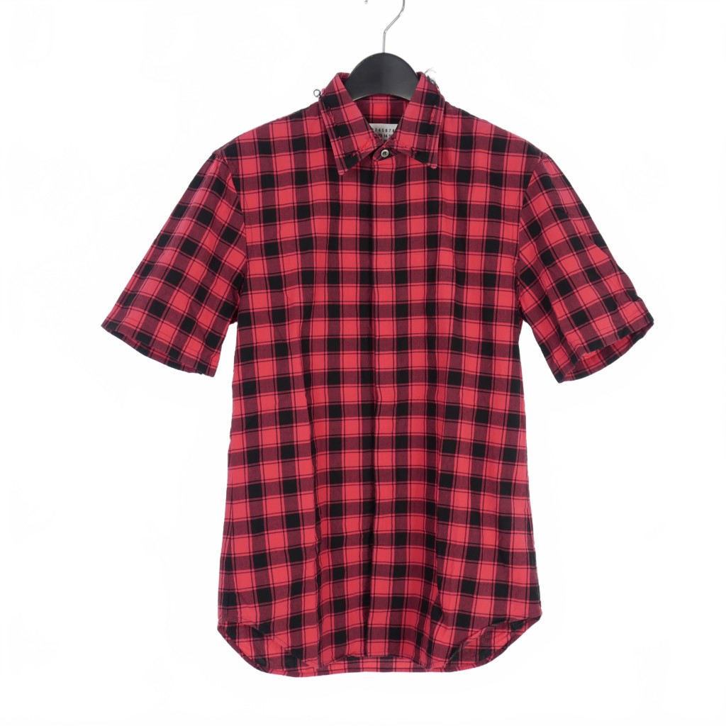 ◆Maison Margiela◆ バック トゥ フロント チェックシャツ ◇Maison Margiela◇ バック トゥ フロント チェックシャツ 楽天