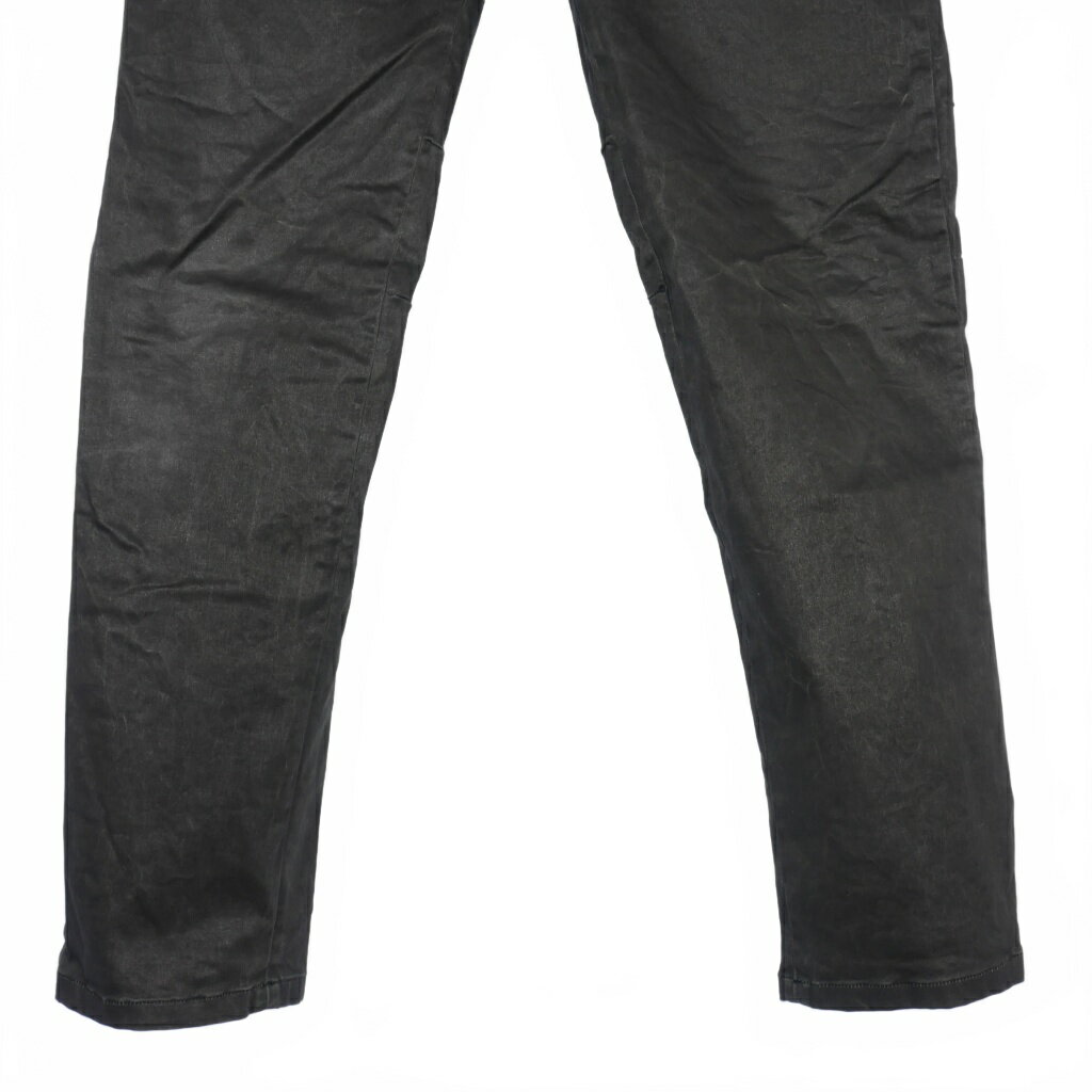 【中古】マルタンマルジェラ Martin Margiela 10 ストレッチ コーティング スリムパンツ 48 黒 ブラック メンズ 【ベクトル 古着】 250713