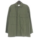 【中古】グラフペーパー Graphpaper 21SS Wooly Cotton Military Jacket ミリタリージャケット ブルゾン 1 カーキ 緑 GM211-30051 メンズ 【ベクトル 古着】 250713