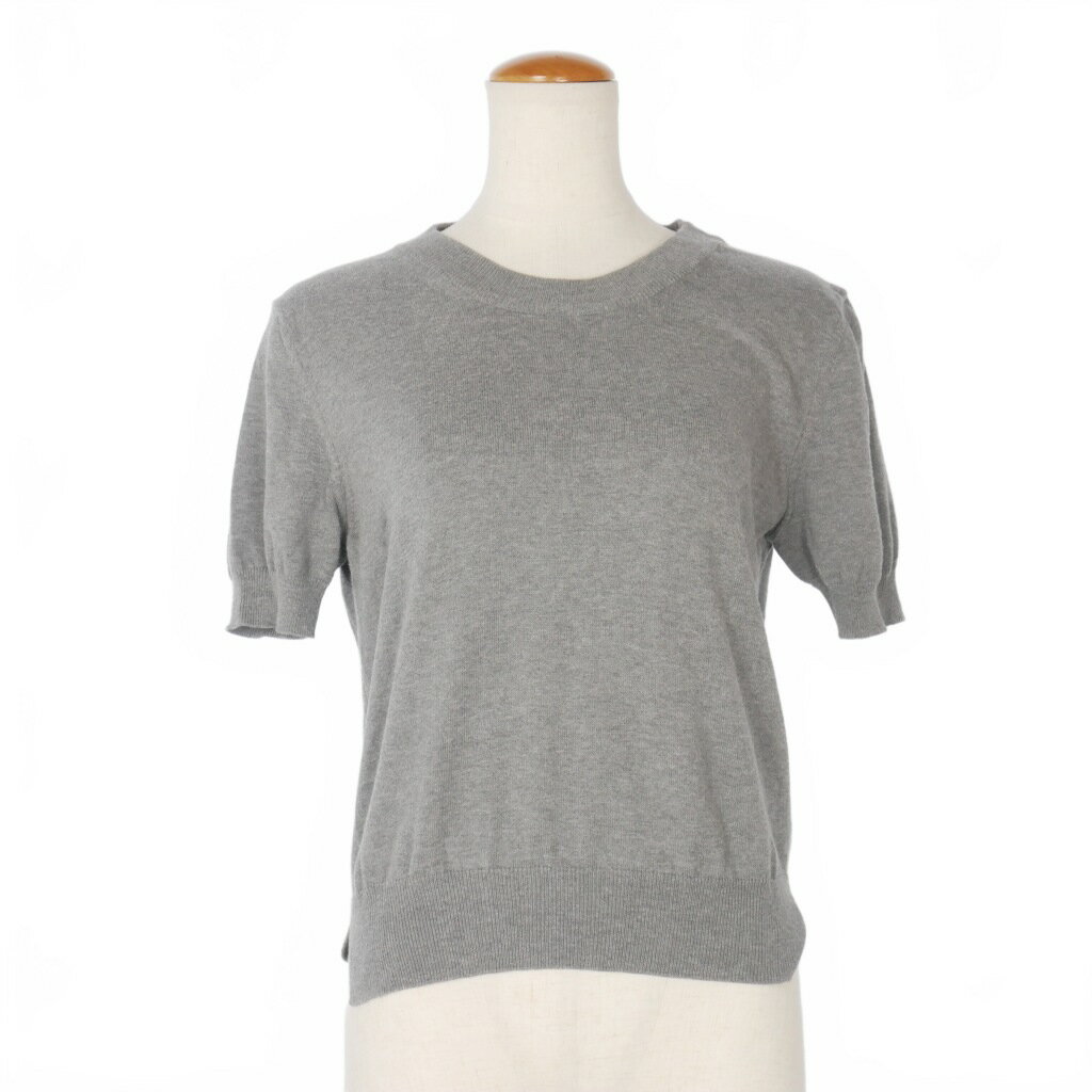 【中古】メゾンマルジェラ Maison Margiela 19SS 半袖ニット カットソー トップス S グレー S51HA0908 ..