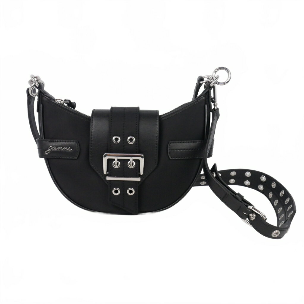 【中古】ガニー GANNI Bucky バッキー クロスボディバッグ ショルダーバッグ 黒 ブラック レディース 【ベクトル 古着】 260312