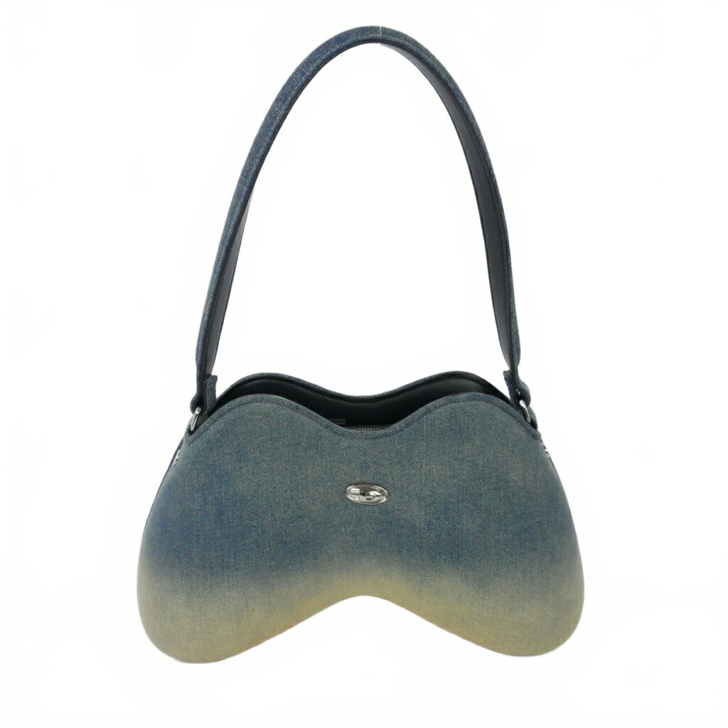 【中古】ディーゼル DIESEL 25SS Double-D shoulder bag デニム ショルダーバッグ インディゴ X10327 P5499 レディース 【ベクトル 古着】 260405