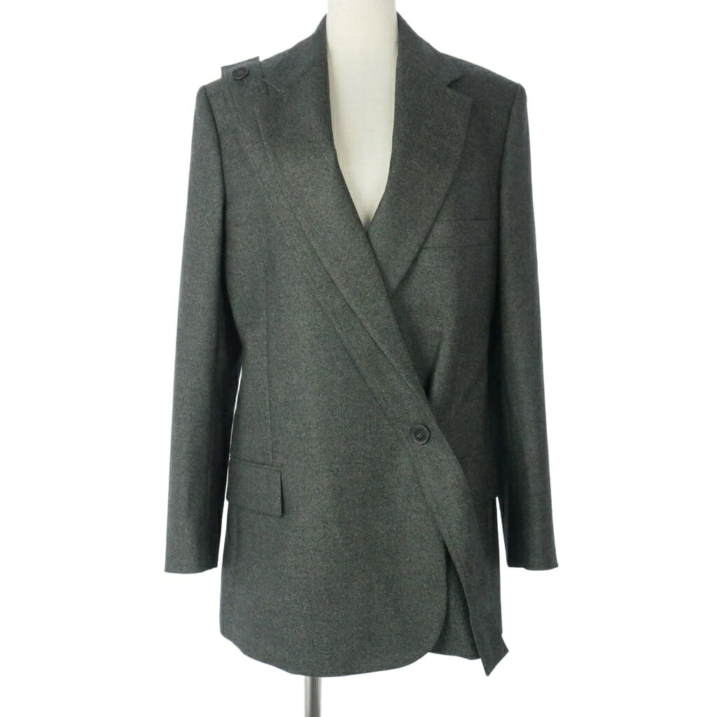 Rakuten - 【中古】ステラマッカートニー STELLA McCARTNEY 20AW テーラードジャケット ブレザー ウール 36 グレー レディース 【ベクトル 古着】 260611