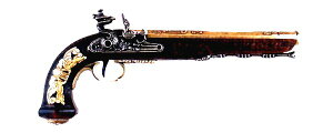 DENIX デニックス 銃 決闘用フリントロック ゴールド(1084L) コンビニ受取不可
