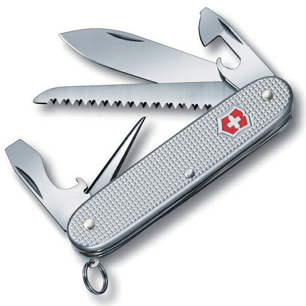 VICTORINOX (ビクトリノックス)　万能ナイフ　十徳ナイフファーマーAL　0.8241.26-033　キャンプ　アウトドア　折り畳みナイフ　　　メール便にてお届け手配 1