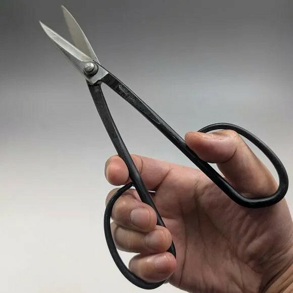 V.ROAD　盆栽　植木　庭木　手打ち長柄小枝切鋏　青紙（青鋼）　大　全長205mm　No.38G