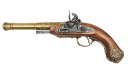 DENIX(デニックス) 銃 フリントロック 左手用 ゴールド DX1296L(3)