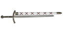 DENIX(デニックス)　模造刀　剣　　ペインズソード　ゴールド/ホワイト　DX4188L