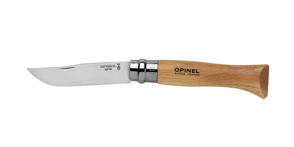 OPINEL(オピネル)　ナイフNo.8　ステン ブリスター　000405　　　キャンプ