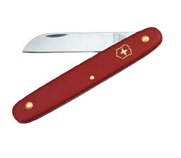 VICTORINOX　(ビクトリノックス)　　フローリストナイフ（ストレート）花　　　レッド　3.9050B1　　　メール便にてお届け手配