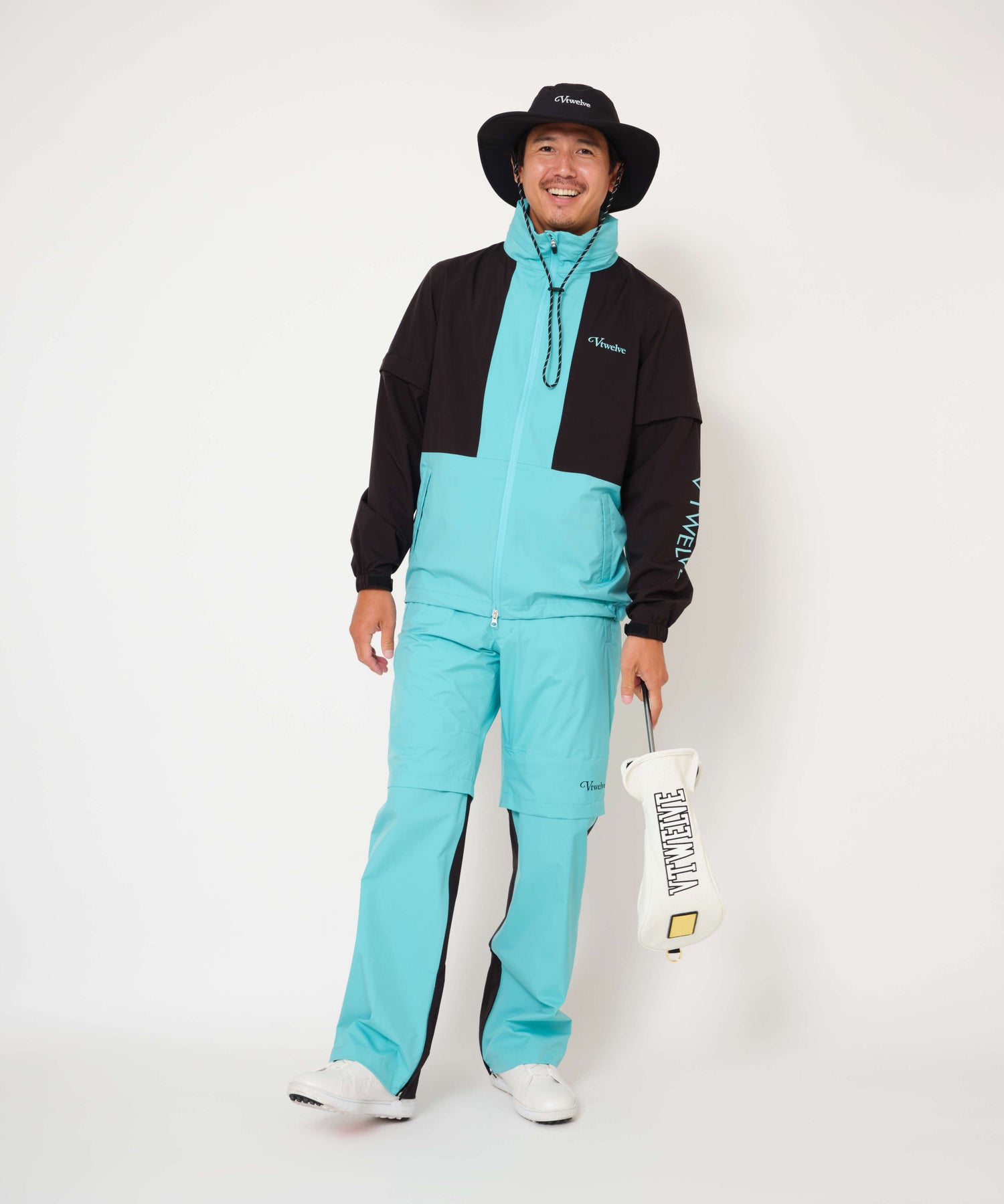 V12 ゴルフ メンズ ジャケット レインウェア ストレッチ 防水 BOLD RAIN JKT