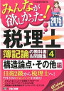 【中古】みんなが欲しかった！税理士簿記論の教科書＆問題集 4　2015年度版 /TAC/TAC株式会社（単行本）