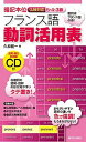 【中古】CD付暗記本位フランス語動詞活用表 /駿河台出版社/久松健一(単行本)