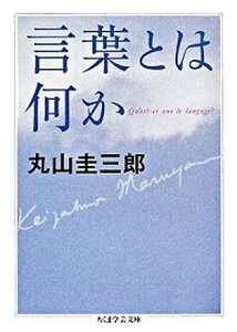 【中古】言葉とは何か /筑摩書房/丸山圭三郎（文庫）