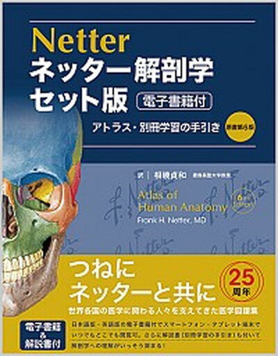 【中古】ネッタ-解剖学セット版 アトラス・別冊学習の手引き 原書第6版/エルゼビア・ジャパン/フランク..