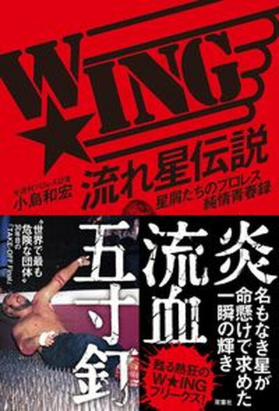 【中古】W☆ING流れ星伝説 星屑たちのプロレス純情青春録 /双葉社/小島和宏（単行本（ソフトカバー））