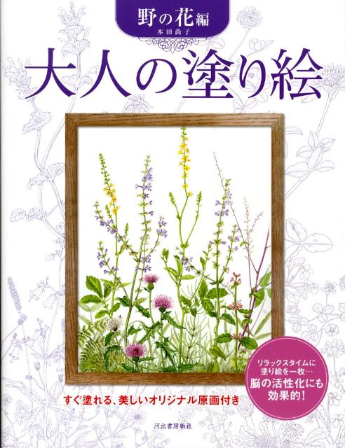 【中古】大人の塗り絵 野の花編/河出書房新社/本田尚子（大型本）
