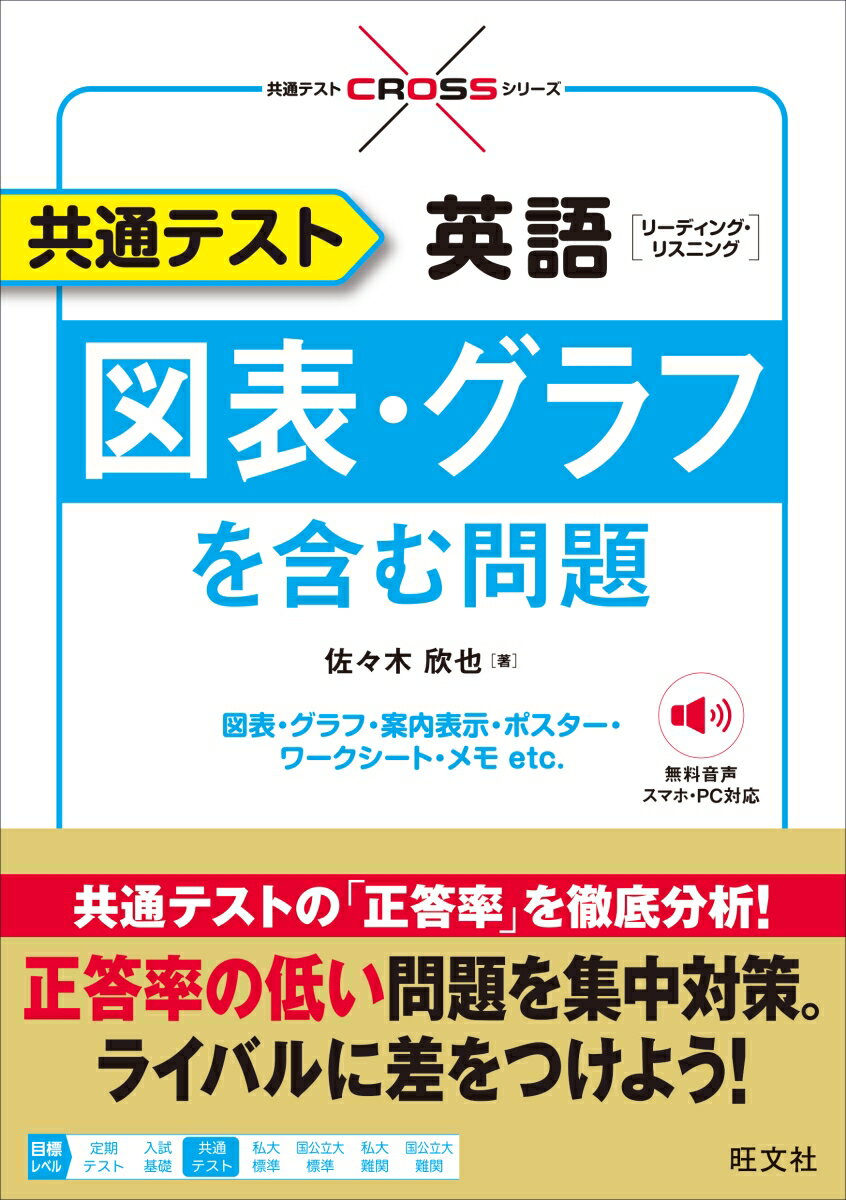 【中古】共通テスト英語図表 グラフを含む問題/旺文社/佐々木欣也（単行本（ソフトカバー））
