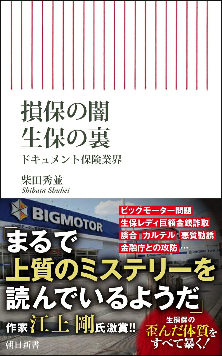 【中古】損保の闇　生保の裏 ドキュメント保険業界/朝日新聞出版/柴田秀並（新書）