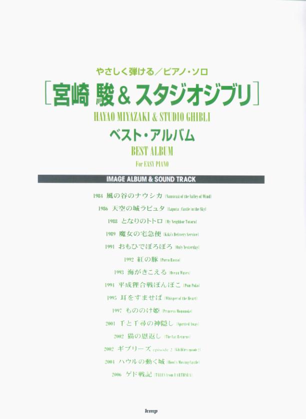 【中古】「宮崎駿＆スタジオジブリ」ベスト・アルバム Image　album　＆　sound　trac ...
