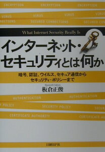 【中古】インタ-ネット・セキュリティとは何か? 暗号、認証、ウイルス、セキュア通信からセキュリティ/日経BP/板倉正俊(単行本)