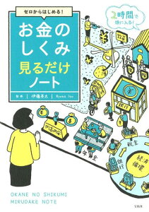【中古】お金のしくみ見るだけノート ゼロからはじめる! /宝島社/伊藤亮太(単行本)