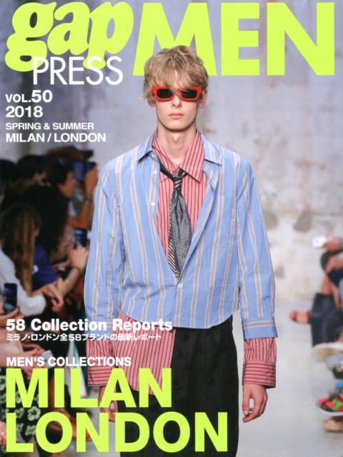 【中古】gap　PRESS　MEN VOL．50（2018　SPR/ギャップジャパン（大型本）