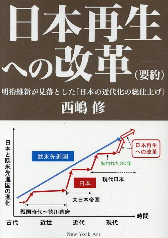 【中古】日本再生への改革（要約） 明治維新が見落とした「日本の近代化の総仕上げ」/New　York　Art/..