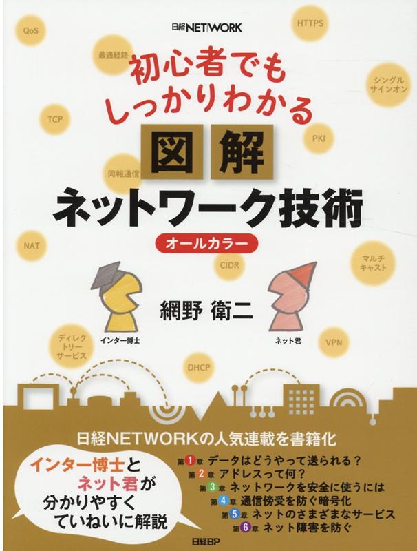 【中古】初心者でもしっかりわかる図解ネットワーク技術 /日経BP/網野衛二（単行本）