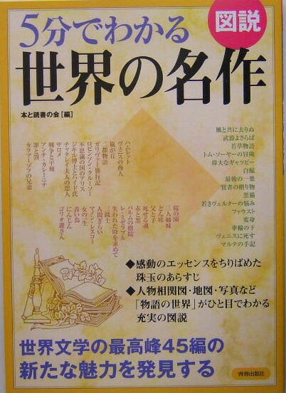 【中古】図説5分でわかる世界の名作 /青春出版社/本と読書の会（単行本）