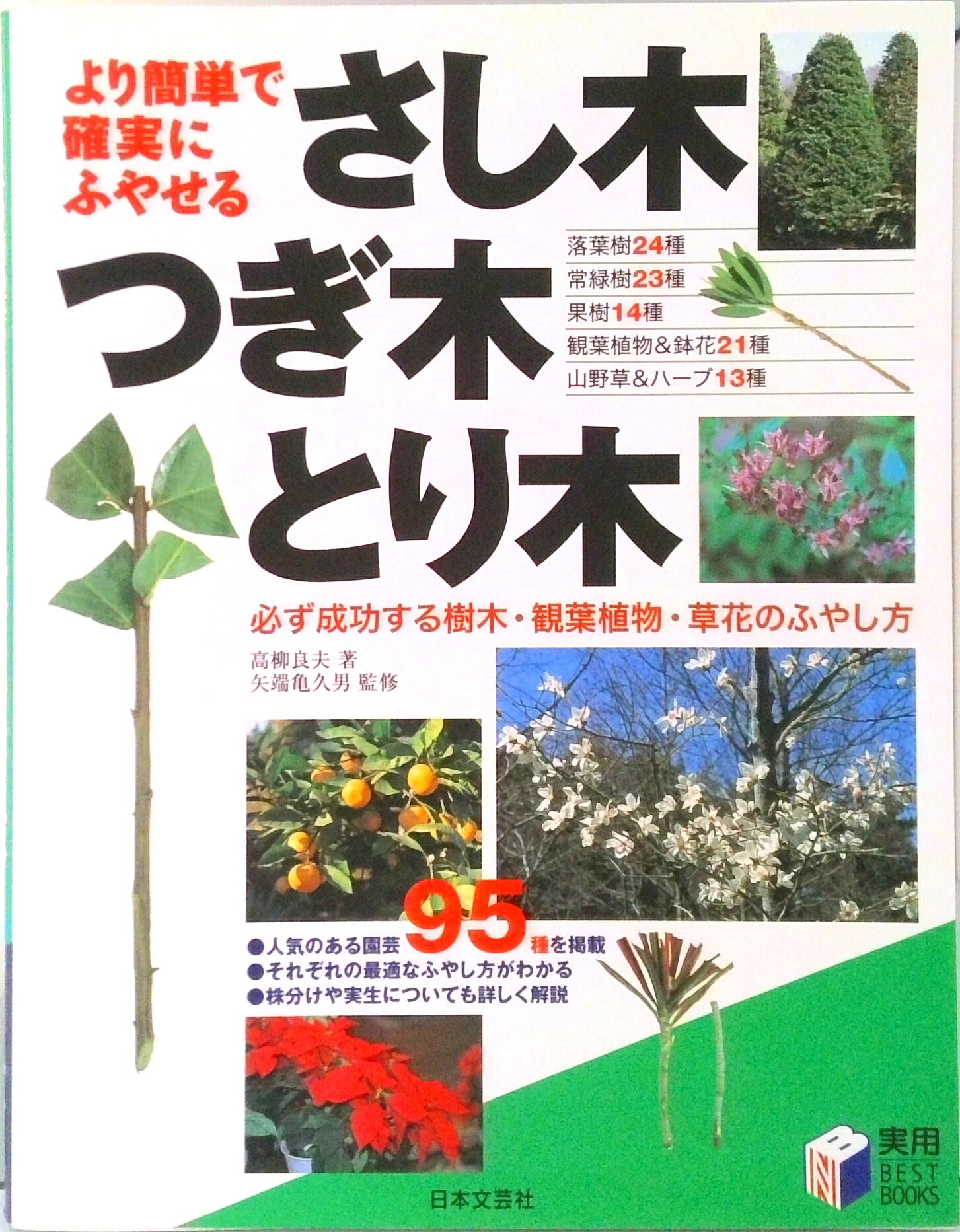 【中古】より簡単で確実にふやせるさし木・つぎ木・とり木 必ず成功する樹木・観葉植物・草花のふやし方 /日本文芸社/高柳良夫（単行本）