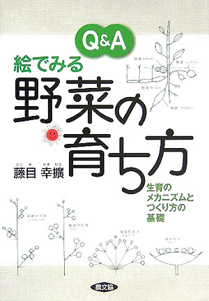 【中古】Q＆A絵でみる野菜の育ち方 生育のメカニズムとつくり方の基礎 /農山漁村文化協会/藤目幸拡（単行本）