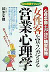 【中古】女性客を買う気にさせる「営業心理学」 心理学博士が明かす女性の購買動機 /かんき出版/鈴木丈織（単行本）