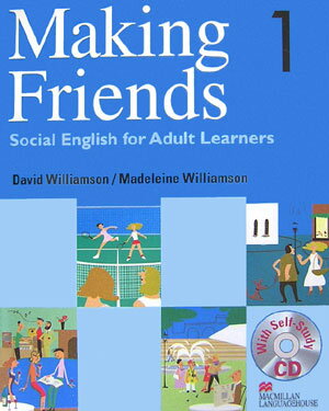 【中古】Making　friends 大人のためのやり直し英会話 1 /マクミランランゲ-ジハウス/デ-ヴィド・ウィリアムソン（単行本）